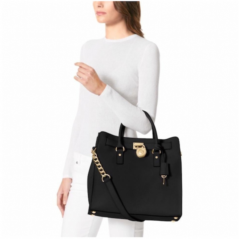 Michael Kors Hamilton Bag - Black/Large